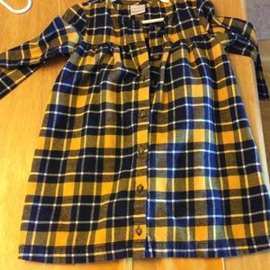 Hanna Andersson flannel dress and leggings